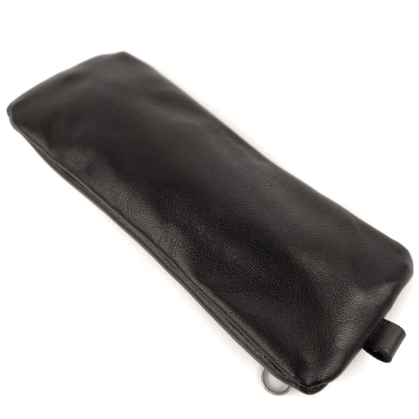 Ключница из натуральной кожи JZ MN1642 14,5х5х3см черная