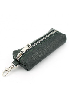 Ключница кожаная на молнии ST Leather (ST-07-106) 98293 Зеленый