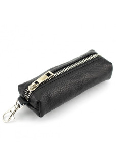 Ключница кожаная на молнии ST Leather (ST-07-103) 98290 Черный
