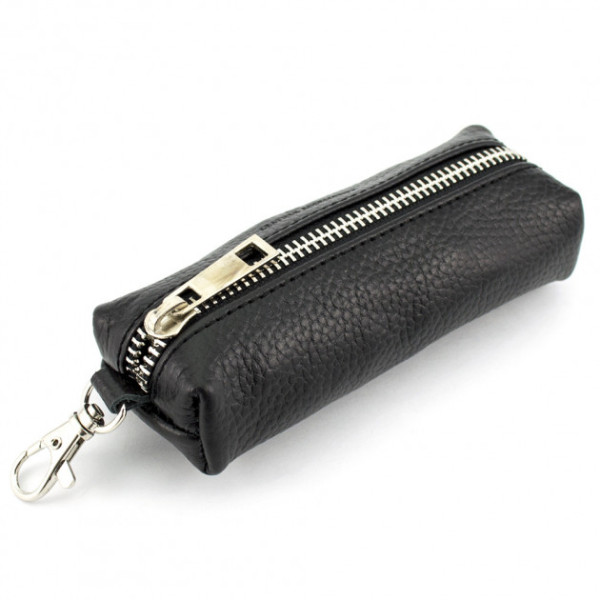 Ключница кожаная на молнии ST Leather (ST-07-103) 98290 Черный