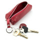 Ключница кожаная на молнии ST Leather (ST-07-108) 98295 Красный