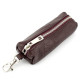 Ключница кожаная на молнии ST Leather (ST-07-105) 98292 Бордовый