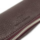 Ключница кожаная на молнии ST Leather (ST-07-105) 98292 Бордовый