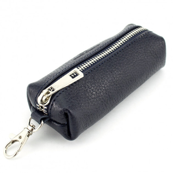 Ключница кожаная на молнии ST Leather (ST-07-107) 98294 Синий