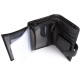 Портмоне для мужчин из кожи с секцией для документов  MD Leather MD-22-302 (JZ6720) черный