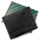 Оригінальне чоловіче портмоне зі шкіри MD Leather MD-555-12A (JZ6733) чорний