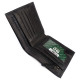 Модный мужской кошелек из кожи MD Leather MD-237-A (JZ6718) черный