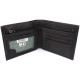 Модный мужской кошелек из кожи MD Leather MD-237-A (JZ6718) черный