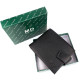 Мужское кожаное портмоне с зажимом для денег MD Leather MD-4M-611 (JZ6728) черный