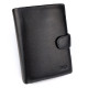 Кошелек из кожи с секцией для документов MD Leather MD-22-302B (JZ6719) черный