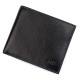 Модный мужской кошелек из кожи MD Leather MD-237-A (JZ6718) черный