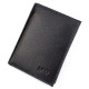 Мужское портмоне из кожи с отделением для документов MD Leather MD-22-633 (JZ6729) черный