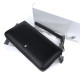 Кошелек-клатч из кожи на молнии Sfeite F-38-1 (JZ6772) черный