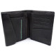 Кожаное мужское портмоне MD Leather MD-604-A (JZ6726) черный