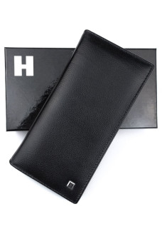 Оригинальный кожаный кошелек для парней Horton H-140-1 (JZ6755) черный