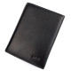 Кожаное мужское портмоне MD Leather MD-604-A (JZ6726) черный