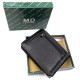 Кошелек - зажим из кожи для мужчин MD Leather MD-124-22 (JZ6741) черный