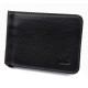 Кожаный кошелек для мужчин с монетницей MD Leather MD-125-22 (JZ6742) черный