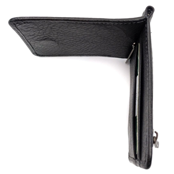 Кошелек - зажим из кожи для мужчин MD Leather MD-124-22 (JZ6741) черный