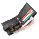 Мужской кошелек с зажимом для денег ST Leather (ST113-1) 58309 Черный