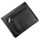 Мужской кожаный кошелек с зажимом для денег MD Leather MD-555-2A (JZ6732) черный