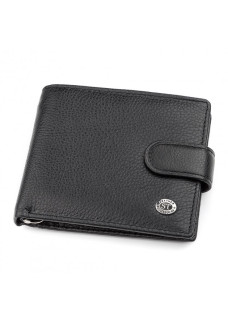 Мужской кошелек с зажимом для денег ST Leather (ST113-1) 58309 Черный