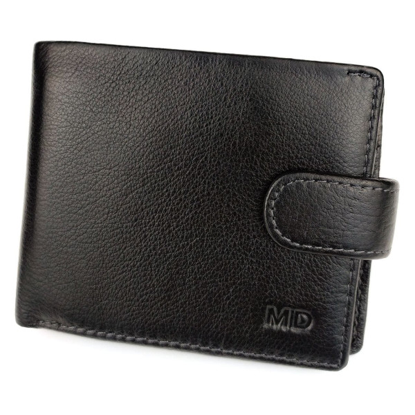 Качественный кошелек из кожи для мужчин
 MD Leather MD-22-208 (JZ6723) черный