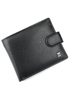 Кожаное мужское портмоне Horton H-M4-1 (JZ6760) черный