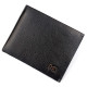 Мужской кожаный кошелек с зажимом для денег MD Leather MD-555-2A (JZ6732) черный