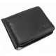 Кожаный кошелек для мужчин с монетницей MD Leather MD-125-22 (JZ6742) черный