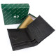 Небольшой кожаный кошелек для мужчин MD Leather MD-606-A (JZ6725) черный