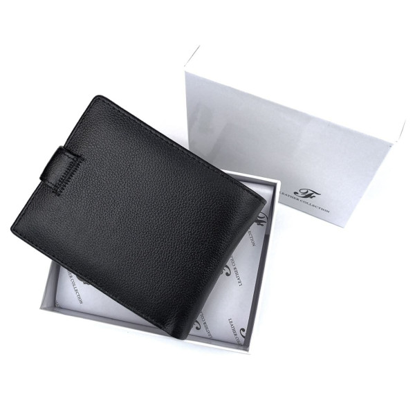 Мужское портмоне из кожи Salfeite F-8941-1 (JZ6774) черный