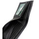 Стильный кожаный мужской кошелек MD Leather MD-128-A (JZ6735) черный