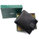 Стильный кожаный мужской кошелек MD Leather MD-128-A (JZ6735) черный