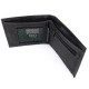 Стильный кошелек из кожи  для мужчин MD Leather MD-22-634 (JZ6730) черный