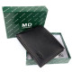 Стильный кошелек из кожи  для мужчин MD Leather MD-22-634 (JZ6730) черный