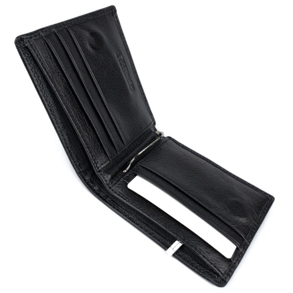 Кожаное мужское портмоне Salfeite F-460-1 (JZ6777) черный
