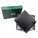 Практичный кошелек из кожи для мужчин MD Leather MD-132-A (JZ6734) черный