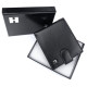 Мужское портмоне из кожи с зажимом для денег Horton H-M13-1 (JZ6767) черный