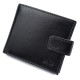 Практичный кошелек из кожи для мужчин MD Leather MD-132-A (JZ6734) черный