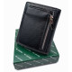 Небольшой мужской кошелек из кожи MD Leather MD-618-A (JZ6740) черный