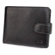 Гаманець зі шкіри із затискачем для грошей MD Leather MD-22-089 (JZ6724) чорний