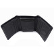 Небольшой мужской кошелек из кожи MD Leather MD-618-A (JZ6740) черный