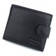 Мужской кожаный кошелек с отделением для документов WEDIS W-HD-208-1 (JZ6786) черный