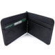 Мужское портмоне из кожи с зажимом для денег MD Leather MD-123-22 (JZ6743) черный