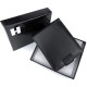 Кожаный кошелек для мужчин с отделом для документов Horton H-M14-1 (JZ6757) черный