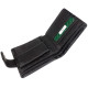 Современный мужской кошелек из кожи MD Leather MD-22-203 (JZ6727) черный