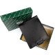 Современный мужской кошелек из кожи MD Leather MD-22-203 (JZ6727) черный