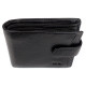 Современный мужской кошелек из кожи MD Leather MD-22-203 (JZ6727) черный