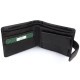 Современный мужской кошелек из кожи MD Leather MD-22-203 (JZ6727) черный